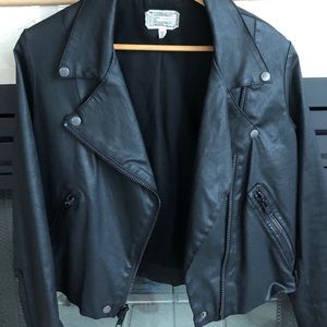 Current Elliot The Soho Biker Jacket Black Coated